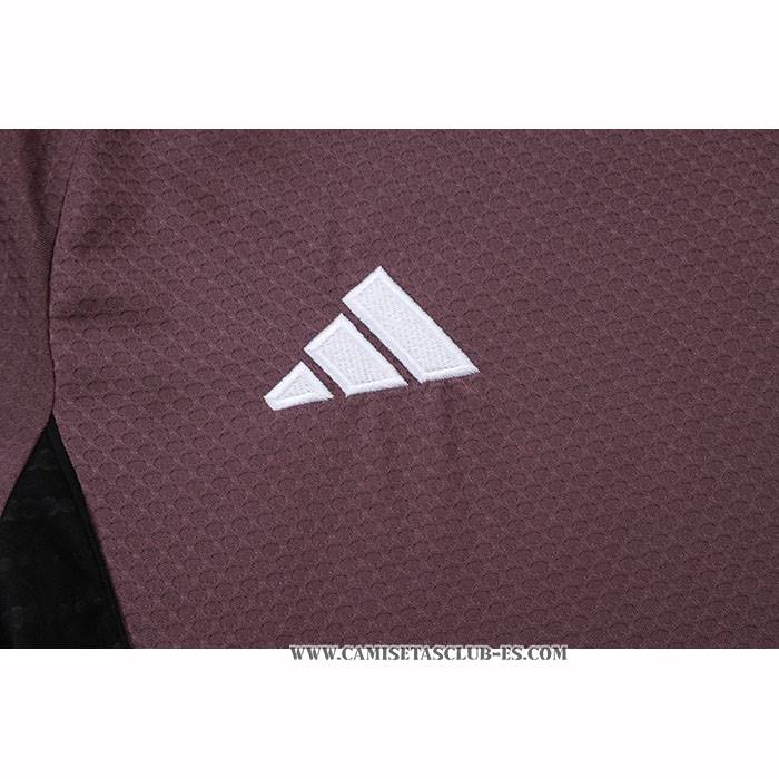 Chandal del Manchester United 25-26 Manga Corta Marron - Pantalon Corto
